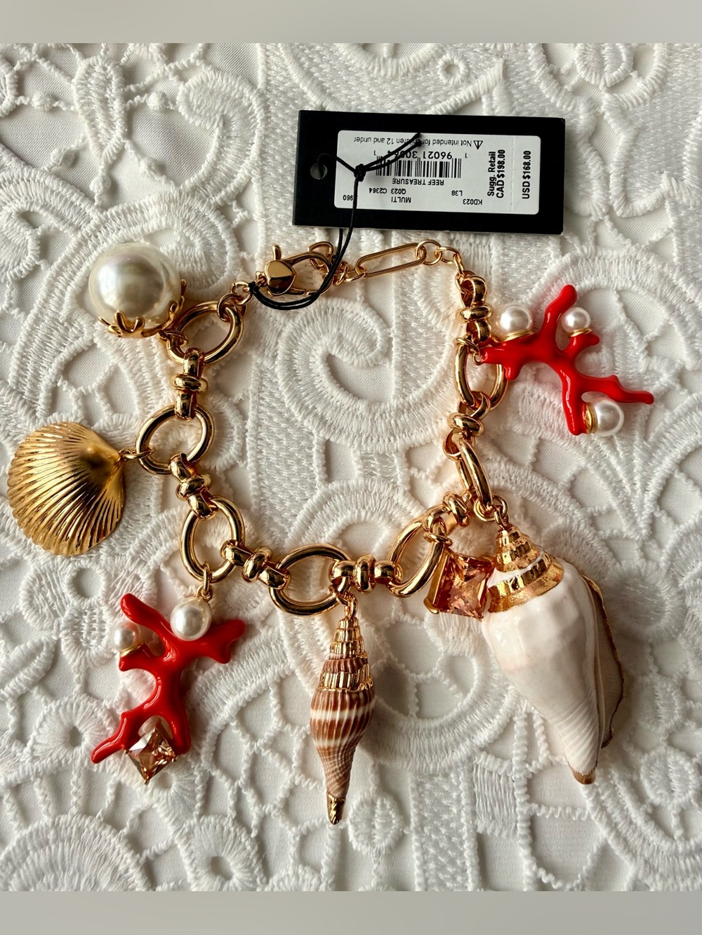 NWT Kate Spade Reef Treasure Sea Charm Bracelet
